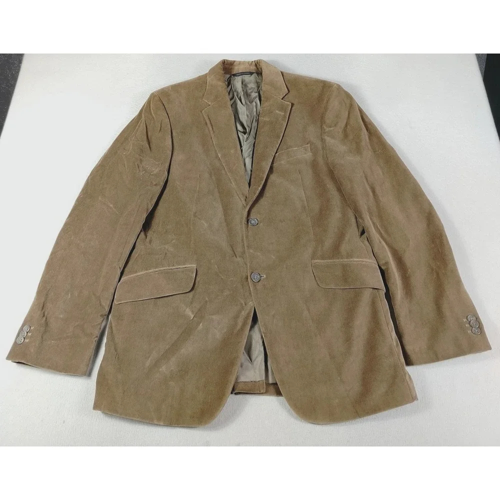 Vintage Banana Republic Blazer Mens 44R Brown Corduroy Sport Coat Casual‎ Office